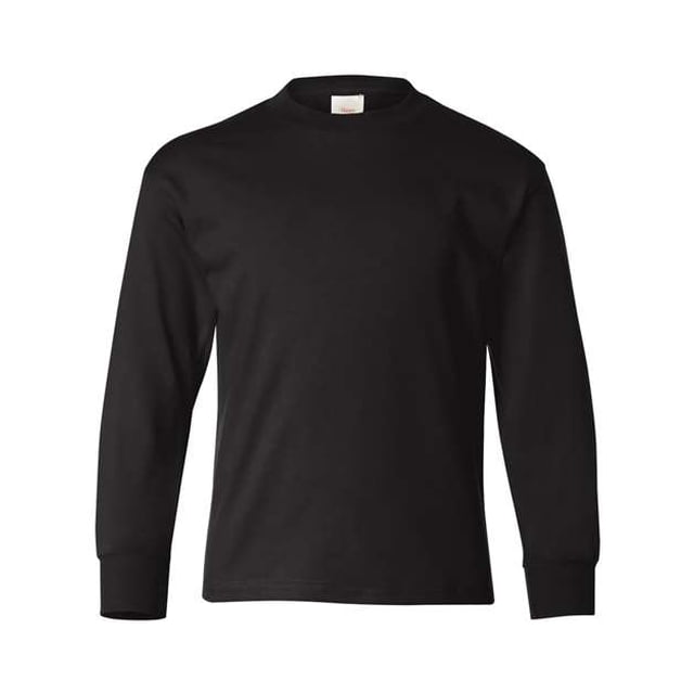 Hanes Mujer COMFORTSOFT Camiseta de manga larga XL Negro Hanes 5546