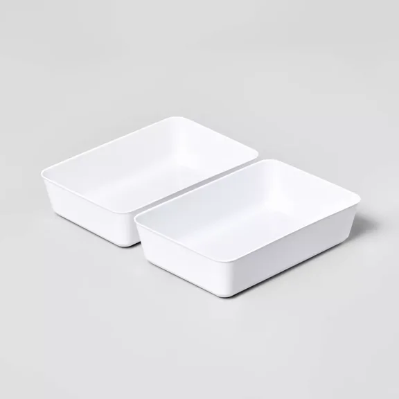 2pk Large Storage Trays