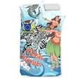 thumbnail image 4 of Juego de cama Islas Cook - Polinesia Niñas con tiburón, 4 of 4