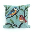 thumbnail image 2 of Liora Manne Visions II Indoor Outdoor Pillow, Birds on Branches, 18 x 18 In, 2 of 6