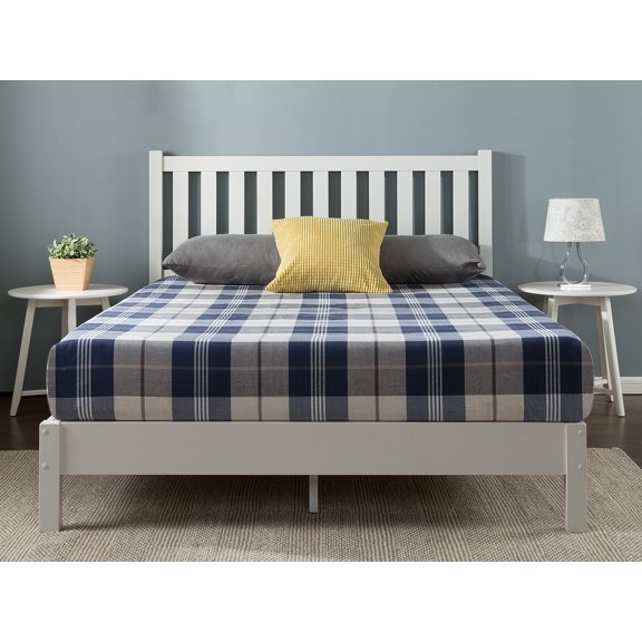 Zinus Wen 43" Wood Deluxe Platform Bed Frame with Headboard, Twin