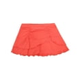 thumbnail image 4 of Women's Summer Solid Colored Cover Up Skirt Swim Skirt, Coral, XL, 4 of 4