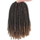 thumbnail image 4 of Pulgadas, 6 paquetes/lote, trenzas de pelo de ganchillo, extensiones de cabello sintético, trenzas, giros rizados, giro de primavera para mujeres T27 #, 4 of 5