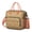 Rose-gold-2, variant on Bohemian Leakproof Lunch Bag - Large Insulated Cooler Tote with Four-Layer Thermal Design, Rustic Tribal Folk Patterns, Durable & Stylish for Outdoor, School, Work