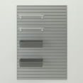 thumbnail image 2 of RST Brands Flow Wall Plastic Shelf & Jumbo Hard Bin Starter in Silver, 2 of 2