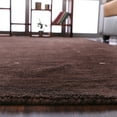 thumbnail image 4 of Rugsotic Carpets Handmade Rugs Hand Knotted Loom Rectangle 5'x8' Brown Wool for Indoor Use, 4 of 9