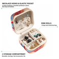 thumbnail image 2 of Cupid Travel Portable Square Display Case Decorative Box Jewelry Stand Earring Holder for Girls and Women: Stores Rings, Earrings, Necklaces, Bracelets, and More, 2 of 6