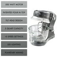 Kenmore Elite Ovation 5 qt Stand Mixer with PourIn Top 500W Gray