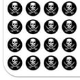 thumbnail image 2 of Pirate Skull Crossed Swords Tattoo Design Planner Calendar Scrapbooking Crafting Stickers, 2 of 7