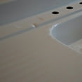 thumbnail image 2 of NBI Drainboard Sinks 54" X 24" White Reinforced Cast Acryllic Drainboard Sink, 2 of 6