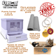 thumbnail image 5 of Caja de Arena para Gatos KE WOOW arenero cerrado gato Grande Portatil y plegable color gris, 5 of 12