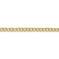 thumbnail image 2 of Auriga Fine Jewelry 14K Yellow Gold 4.3mm Curb Chain Necklace 20inch for Women, 2 of 6