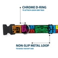 thumbnail image 5 of Buckle-Down Pet Collar, Dog Collar Plastic Buckle, Tapes Multi Neon, 20 to 31 Inches 1.5 Inch Wide, 5 of 8