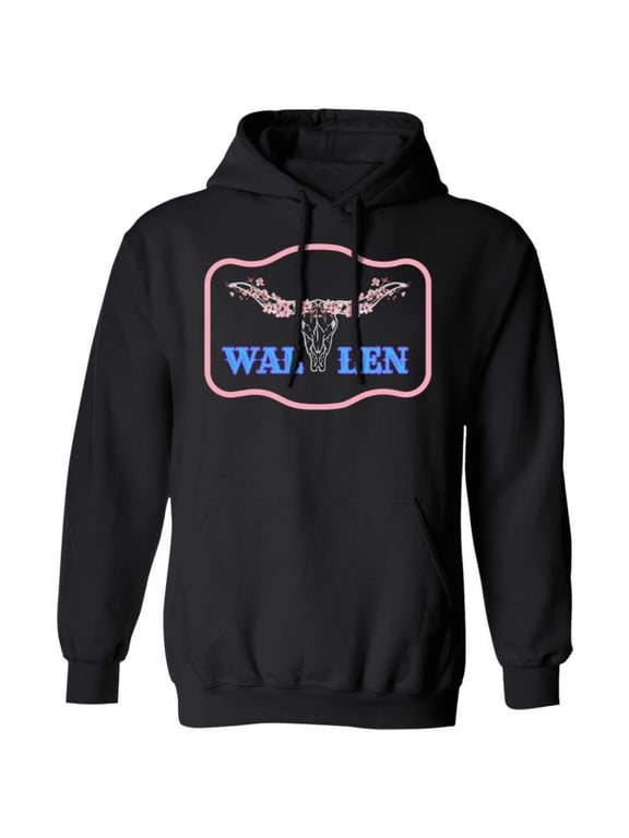 Wallen Longhorn Roses Pullover Hoodie