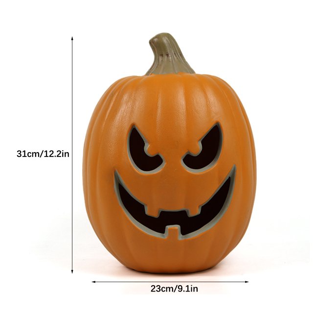 Calabaza de Iluminación de Halloween BuyWeek Linterna de Calabaza Naranja 23 × 19 cm