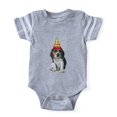 thumbnail image 1 of CafePress - Beagle Birthday - Cute Infant Baby Football Bodysuit, 1 of 1