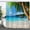 Color 54, variant on GOOESING Beach Shower Curtain Summer Seaside Scene Ocean Island Tropical Palm Leaf Waterproof Washable with Hooks,72" Wx72 L