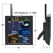 Ambient Weather WS-1965 Residential Wi-Fi Weather Station with 9-Function Color Display