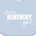 thumbnail image 4 of Inktastic Just a Kentucky Girl Born and Raised Girls Baby Bib, 4 of 4