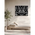 thumbnail image 5 of Black and White Floral Wall Art for Living Room,Canvas Picture Wall Decor for Bathroom Bedroom,Modern Oil Painting Abstract Art Painting Artwork for Office Kitchen Hallway Dining Room Decor 16"x20", 5 of 8