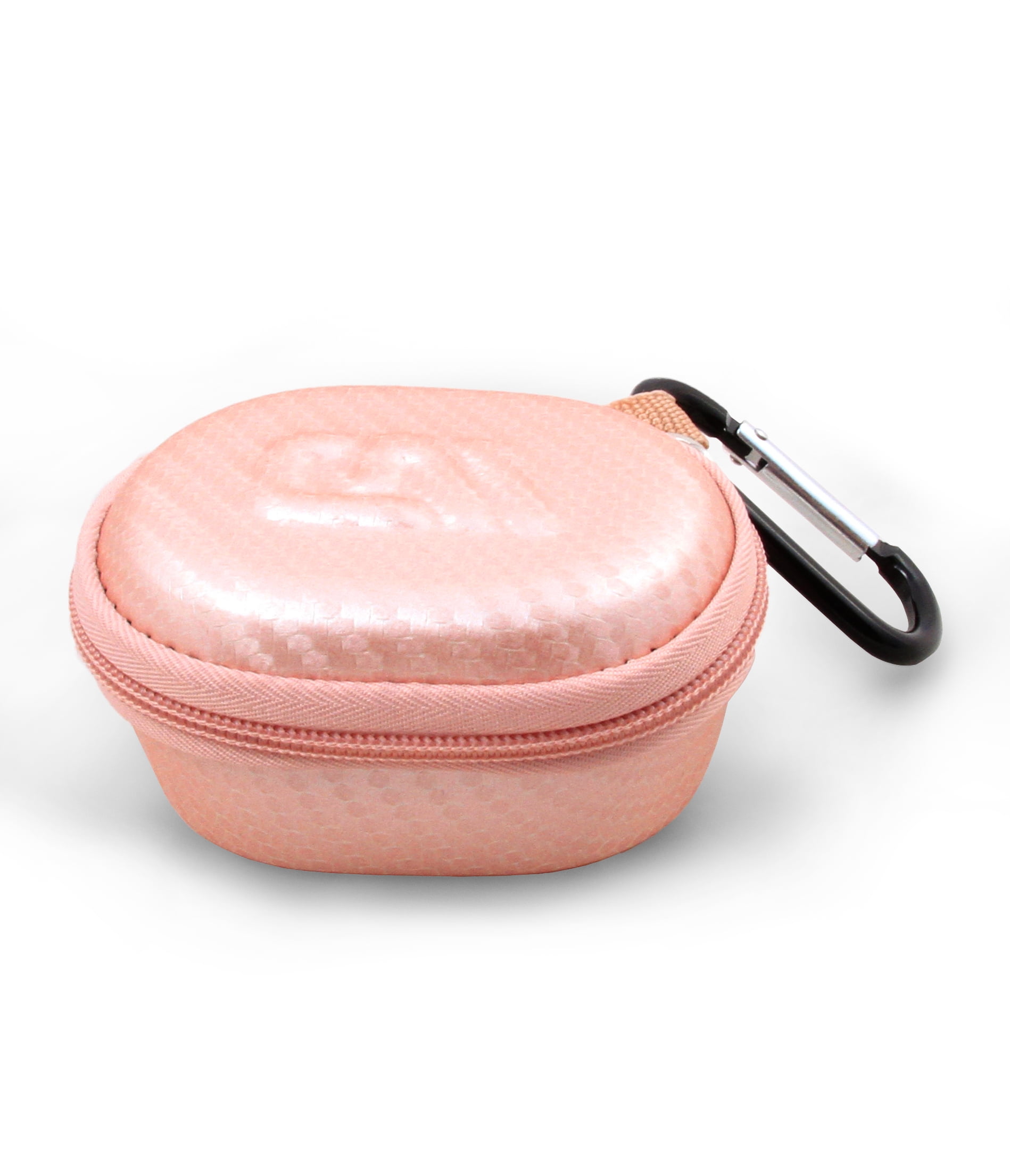 Rose Gold Travel Case for Carrying Fingertip Pulse Oximeter fits Innovo Deluxe, Zacurate Pro, Santamedical, Concord Sapphire - Includes CASE ONLY