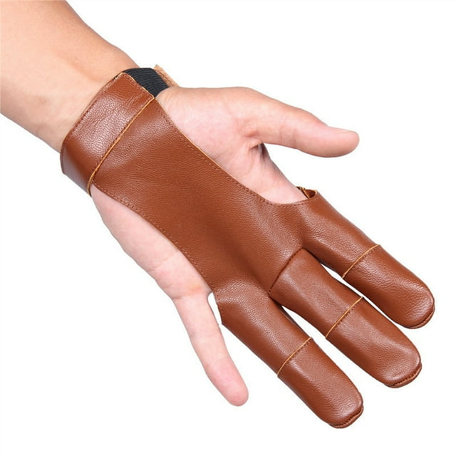 Bangcool Gant de Tir à l'Arc Extérieur Unisexe Protecteur de Doigt Gant de Protection de Doigt
