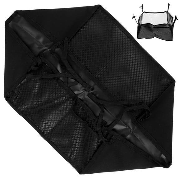 Soimiss Under Wheelchair Storage Bag Black Oxford Cloth 1Pack