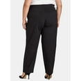 thumbnail image 3 of Terra & Sky Women's Plus Ponte Straight-Leg Pants, 29” Inseam, Sizes 0X-6X, 3 of 5