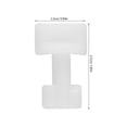 thumbnail image 2 of FRCOLOR  35 Pcs Mold Buckle for DIY Crafts Plastic Reusable Flowerpot Concrete White, 2 of 8