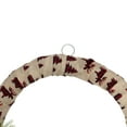 thumbnail image 4 of Northlight Winter Foliage and Berries Artificial Burlap Christmas Wreath - 24" - Unlit, 4 of 6