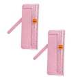 thumbnail image 1 of Leojiow 2Pcs Wrapping Paper Cutter Paper Cutter Slider A4 Paper Trimmer With & Side Ruler Portable Straight Edge Cutter Portable Paper Trimmer For Label 28Cm, 1 of 5