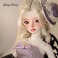 thumbnail image 6 of Sadie 1/4 Ball Jointed Doll Sadie Fullset B Bariy Big Chest BJD Purple Lolita Cake Dress with Hat  Elegant Female, 6 of 7