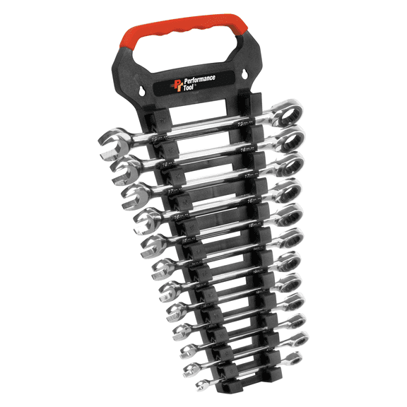 12 Piece Met Ratcheting Wrench Set