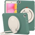 thumbnail image 2 of Shockproof TPU + PC Protective Case with 360 Degree Rotation Foldable Handle Grip Holder & Pen Slot For Samsung Galaxy Tab A 8.0 2019 T290, 2 of 5