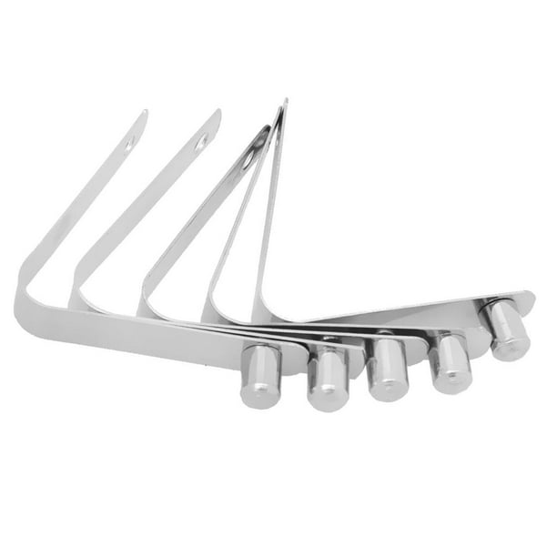 5 Stainless Steel Paddle Tent Pole Push Button Spring Snap Clip Locking