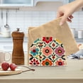 thumbnail image 2 of Yayeee Napkin Holder for Table Set of 2 Kitchen Paper Tissue Organization, Colorful Flowers, 2 of 8