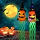 thumbnail image 3 of Decoración de Halloween con manga de viento y calavera, luces decorativas de Halloween, linternas con esqueleto de calavera, 3 of 5
