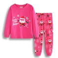 thumbnail image 1 of Conjunto de pijamas navideños para niños, ropa de Mickey, ropa de dormir para niños, Pijamas de dibujos animados de algodón para bebés, pijamas de invierno y otoño 130 7T Gao Jinjia LED, 1 of 2