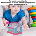 thumbnail image 4 of Insect Box Portable Handle Breathable Ventilated Cover Easy Observation Bug Catchers For Natural Exploration, 4 of 5