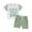 Green, variant on Bagilaanoe 2pcs Toddler Baby Boy Shorts Set Short Sleeve Checkerboard Print T Shirt Tops + Shorts 6M 12M 18M 24M 3T Kids Casual Summer Clothes
