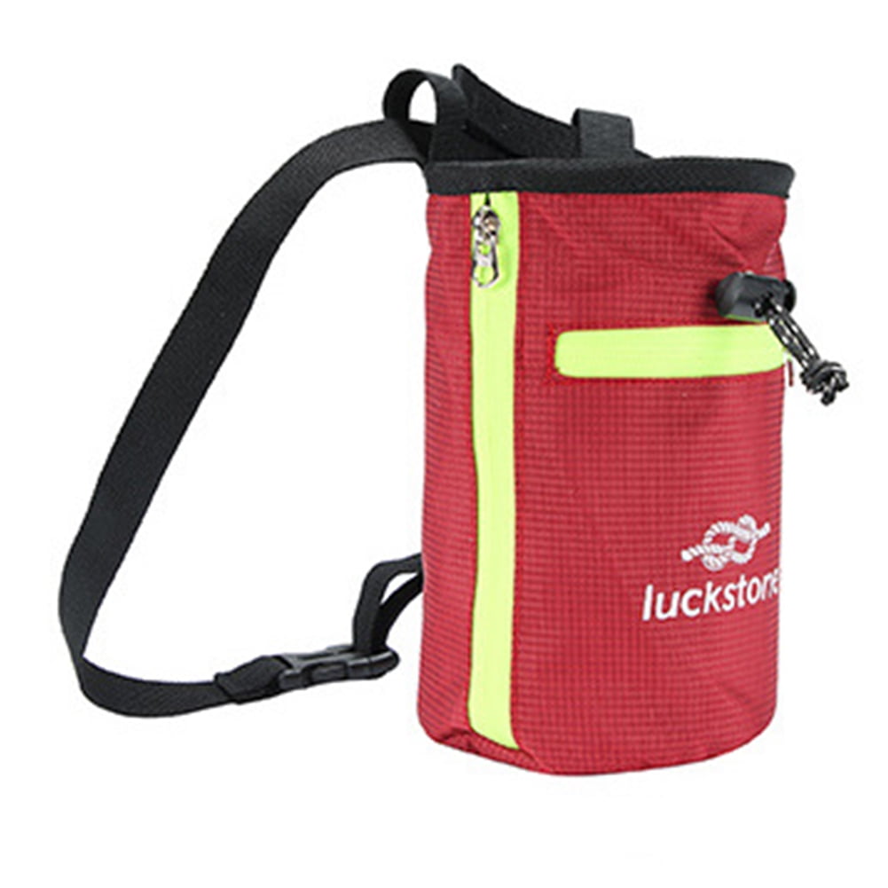 Outdoor Climbing Chalk Bag Waterproof Magnesium Powder Storage Pouch w//Belt