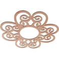 thumbnail image 2 of 32"OD x 11"ID x 3/8"T Cohen Wood Fretwork Pierced Ceiling Medallion, Cherry, 2 of 3