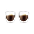 thumbnail image 1 of Gafas de doble pared Bodum Pavina, 240 ml, High Heat, paquete de 2, 1 of 6