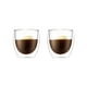thumbnail image 1 of Gafas de doble pared Bodum Pavina, 240 ml, High Heat, paquete de 2, 1 of 6