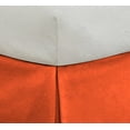 thumbnail image 3 of D.N.G. BEDDINGS 1 Piece Split Corner Tailored Bed Skirt, 24 Inch Deep Pocket, 800 Thread Cotton 100% Egyptian Cotton, Queen Size (60" x 80") Inch, Solid Orange, 3 of 3