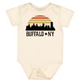 thumbnail image 3 of Inktastic Buffalo New York Skyline Retro Boys or Girls Baby Bodysuit, 3 of 5