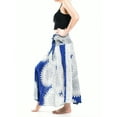 thumbnail image 4 of Bohotusk Blue Snowflake Long Skirt With Coconut Buckle (& Strapless Dress) S/M Only, 4 of 9