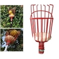 thumbnail image 2 of Fruit Picker Farm Pear Oranges Collection Catcher Picking Tool Red, 2 of 8