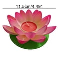 thumbnail image 3 of Serenity Glow EVA Lotus Wishing Lamp, Artificial Floating Flower Candle Light, Waterproof Luminous LED for Rivers & Ponds, Festival & Prayer Decoration, 4.49 Inch, 3 of 7