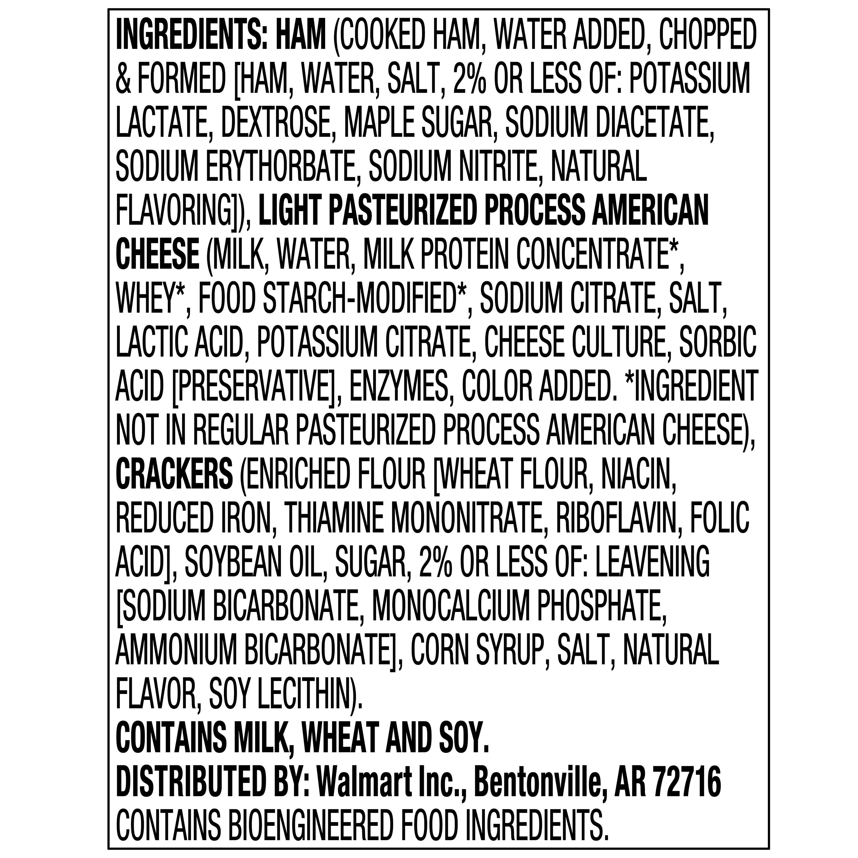 Great Value Ham and Cheese Snack Builders, 3.20 oz